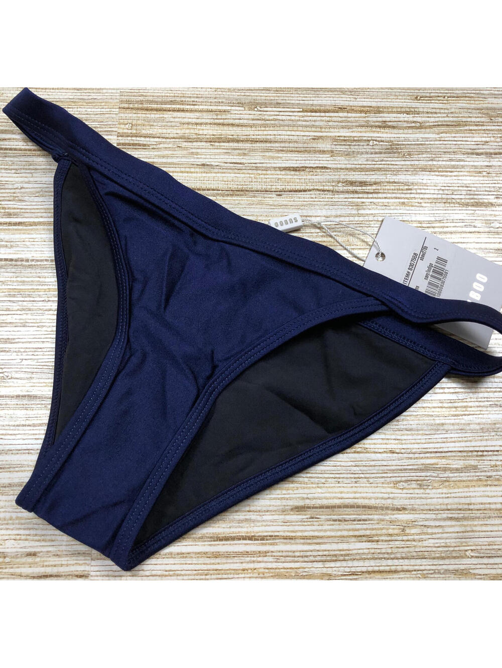 2935 SUBOO Brazillian Bikini Bottom NAVY Size 2  nwt